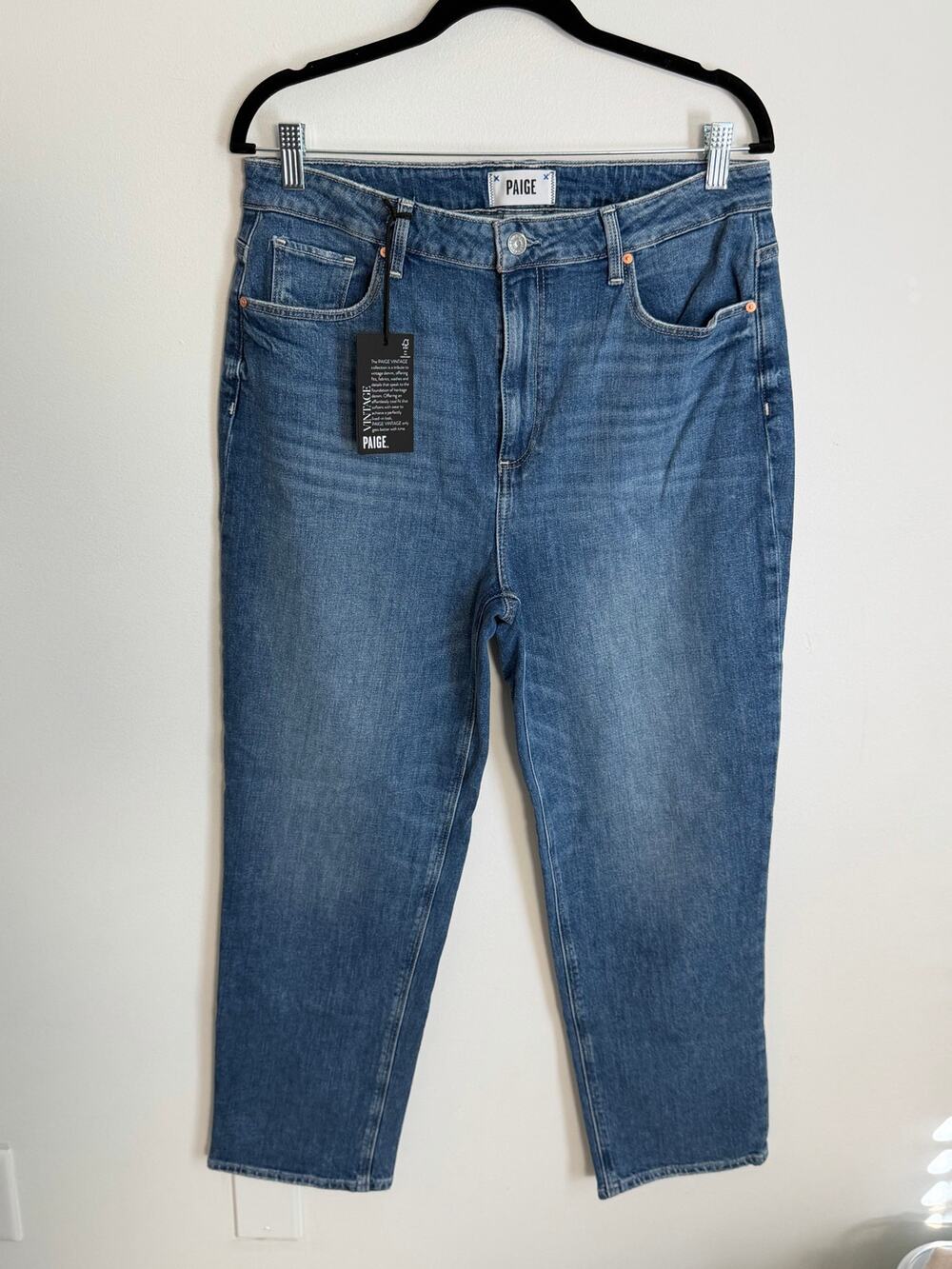 Paige Stella Crop High Waisted Women's Jeans size 31 NWT